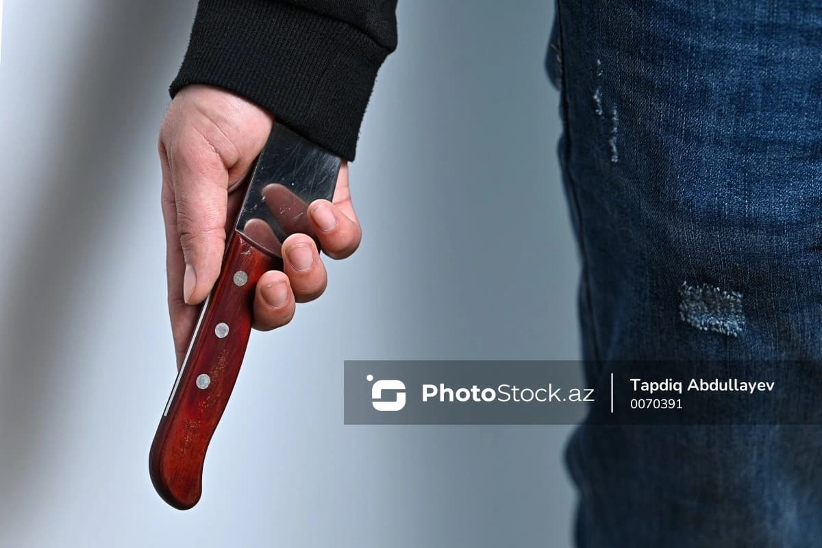 Goranboyda 34 yaşlı kişi bıçaqlandı: Gənc oğlan saxlanıldı