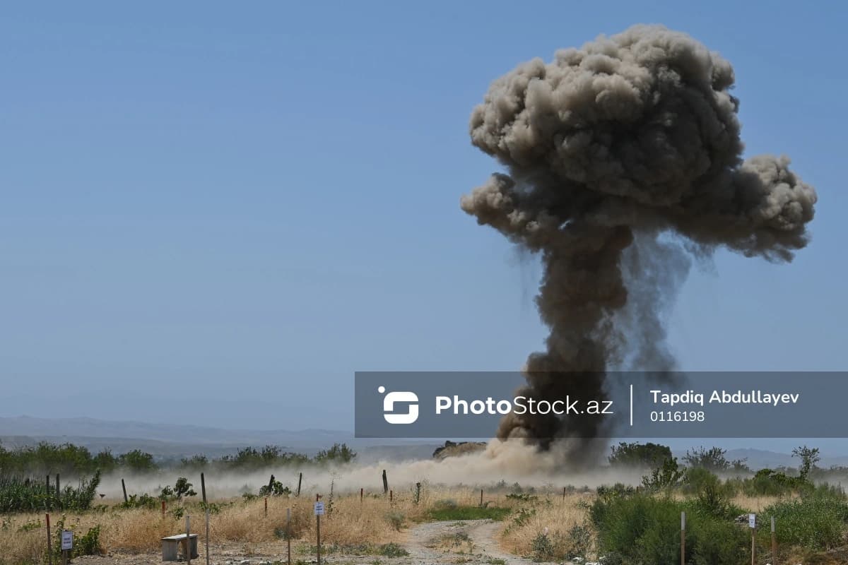 Ağdərədə mina PARTLADI: Xəsarət alan var