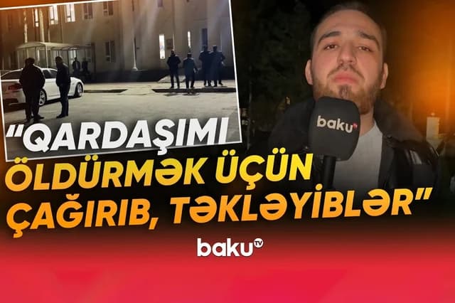 Sumqayıtda dəhşətəgətirən hadisə: Qollarından tutub bıçaqladılar - VİDEO