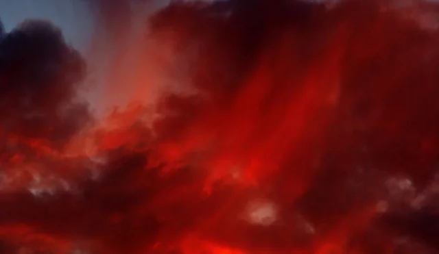 Avstraliyada qorxunc mənzərə: Səma qırmızıya boyandı - VİDEO