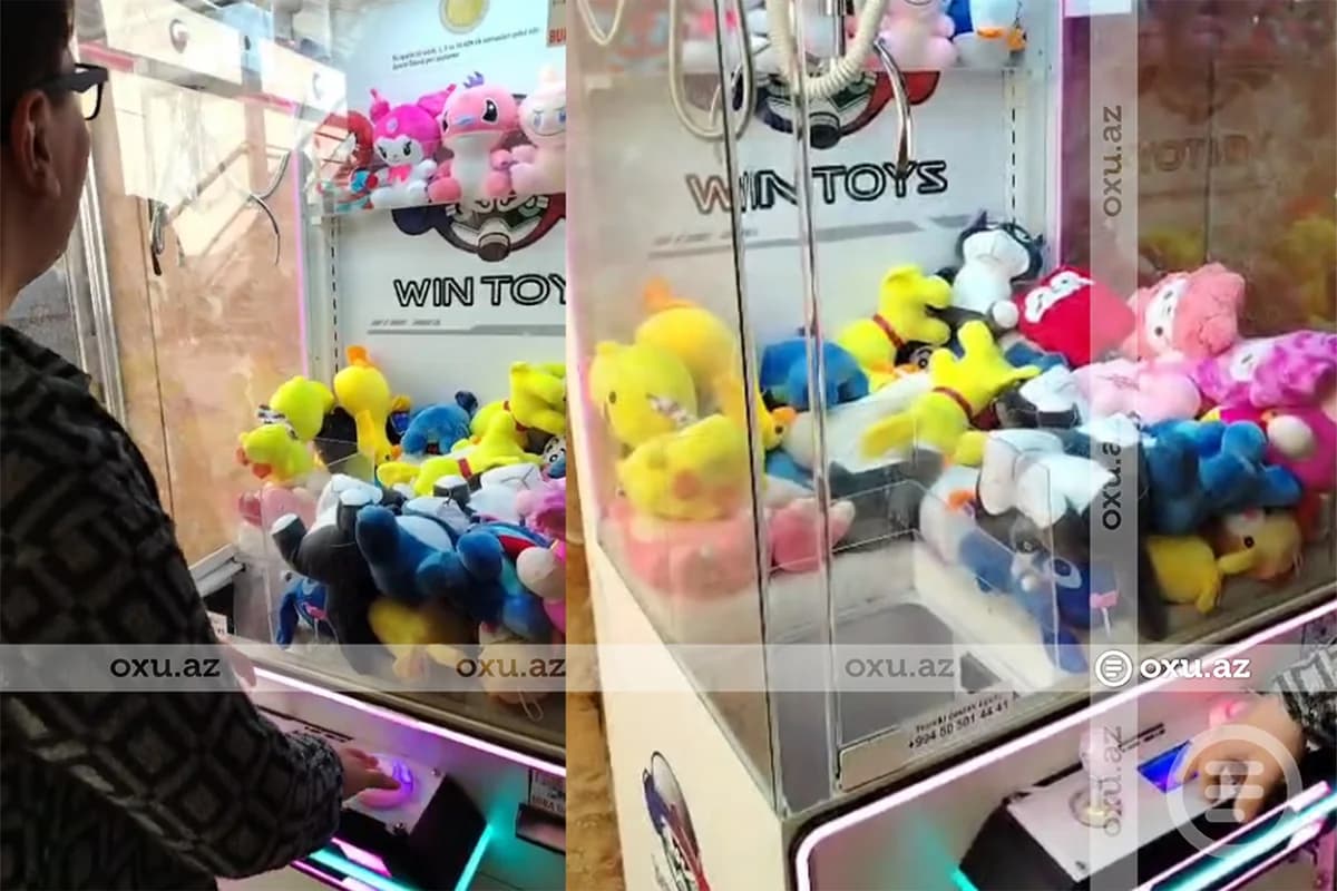 Bakıda oyun aparatı pulu "udur", amma xidmət göstərmir - VİDEO