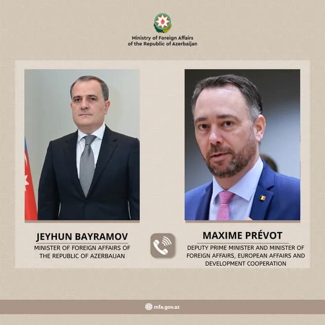 Ceyhun Bayramovla Maksim Prevo arasında telefon danışığı olub