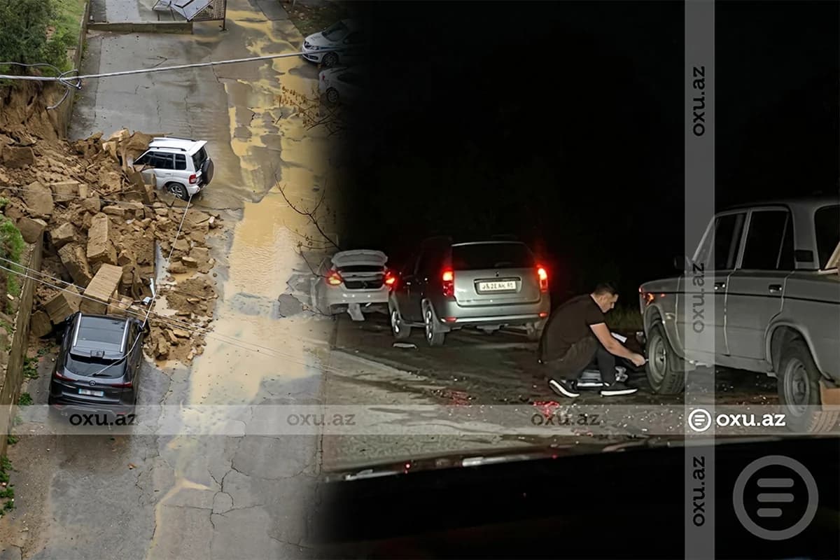 Təbii fəlakət zamanı avtomobillərə dəymiş ziyanı kim ÖDƏMƏLİDİR? - FOTO - VİDEO
