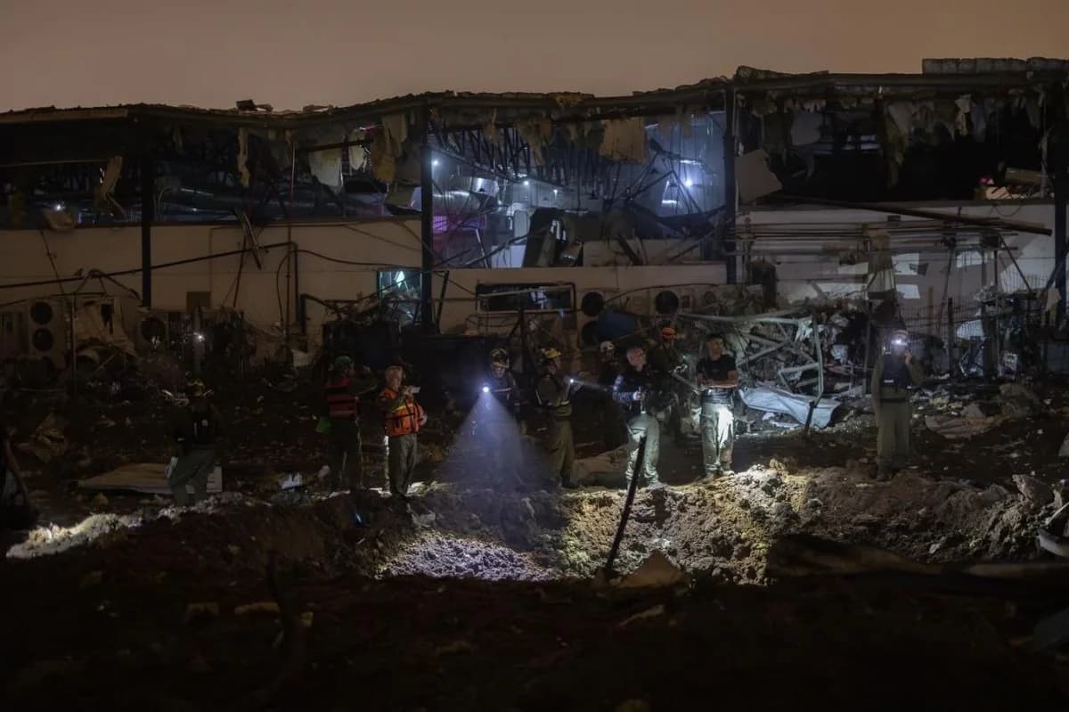 İran İsraildə dron zavodunu vurdu - FOTO