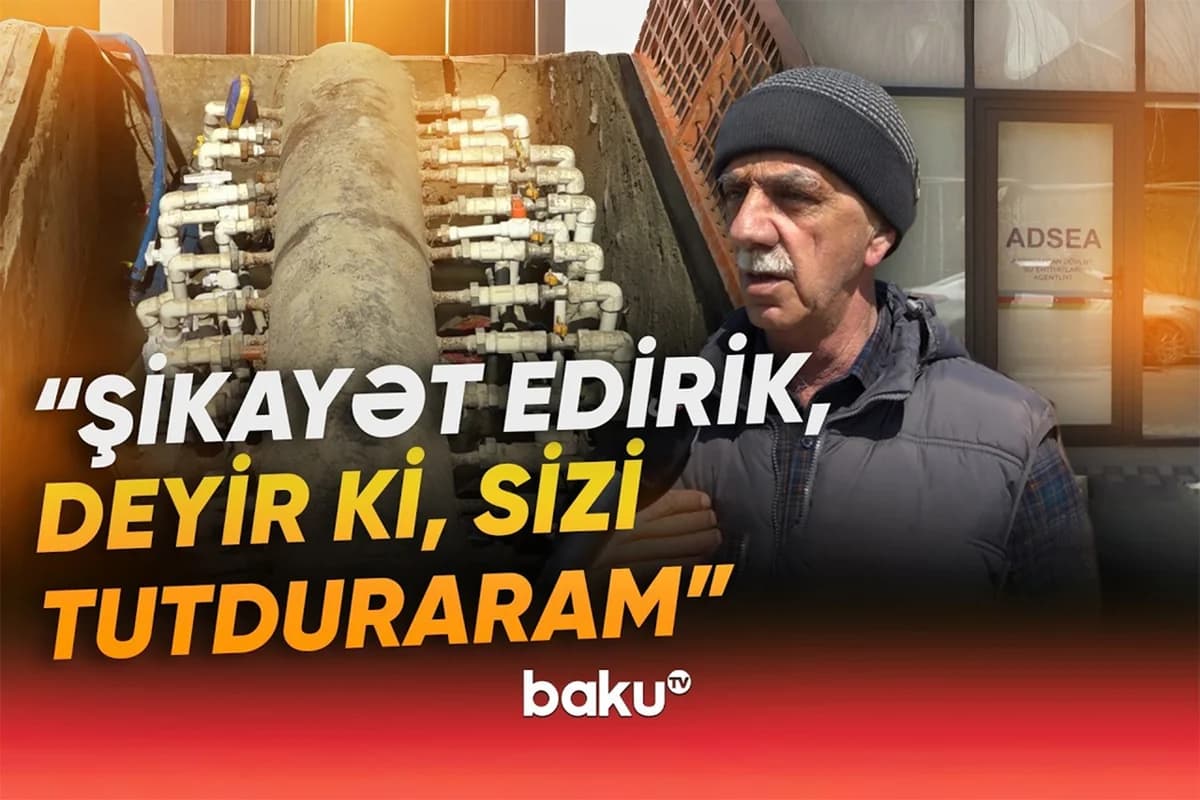 Su idarəsi sakinlərin suyunu başqalarına satır? - VİDEO