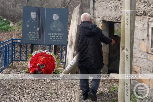 Xudayar şəhid olduğu yerə son nəfəsində NƏ YAZIBMIŞ? - VİDEO