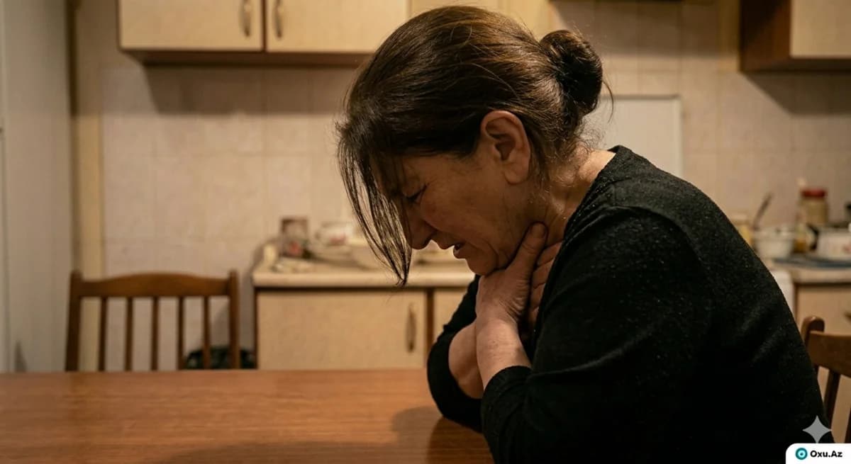 Qida borusunda yemək qalan qadın öldü