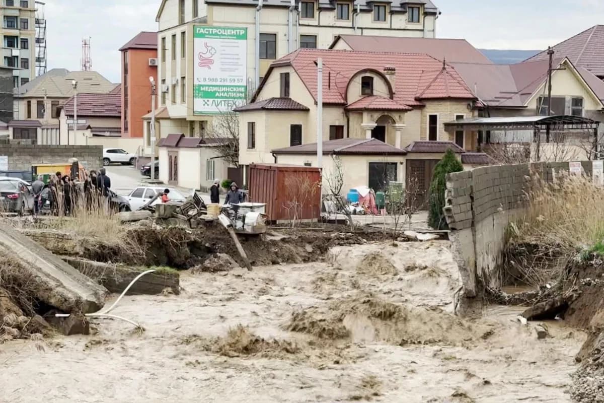 Dağıstandakı daşqınlar nəticəsində altı nəfər ölüb