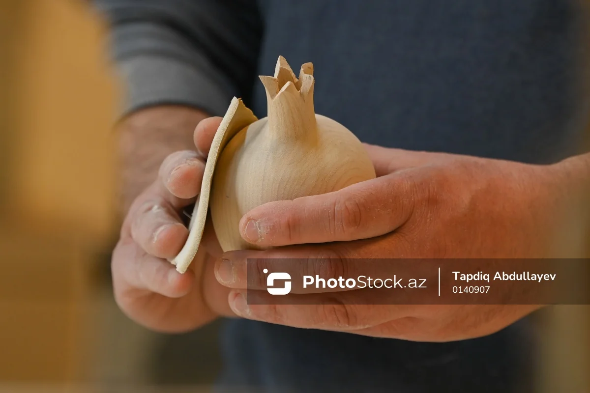 Asudə vaxtını dəyərləndirməklə başlayan sənət: Təbii ağacdan dekorativ əşyalar və oyuncaqlar - FOTOREPORTAJ