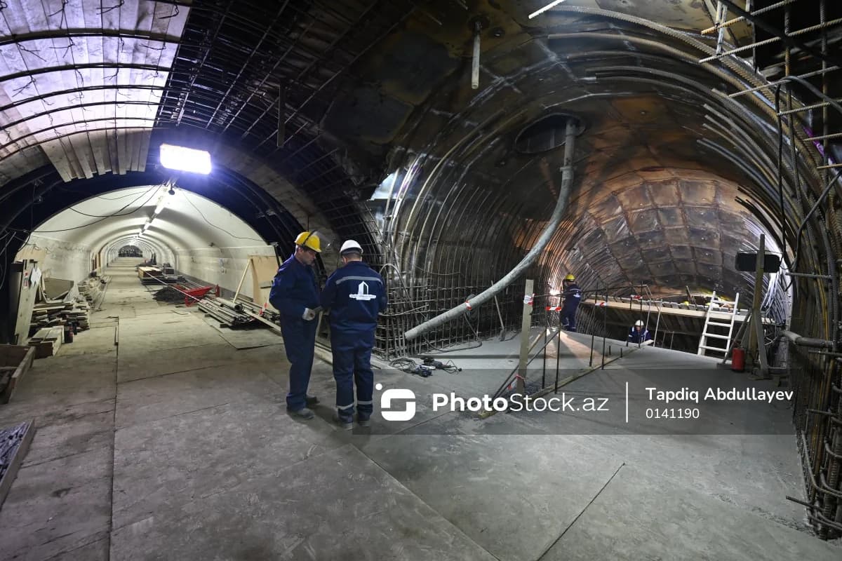 Bakı metrosunda yeni keçidin istifadəyə veriləcəyi tarix bilindi - FOTO