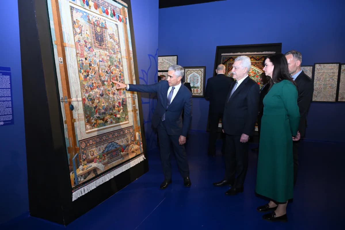 İnqa Ruqiniene Heydər Əliyev Mərkəzində olub - FOTO