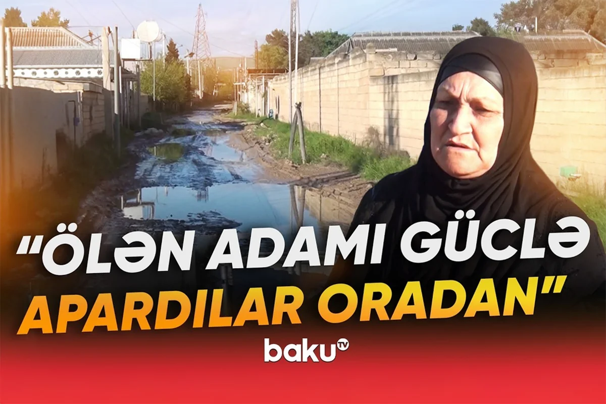 Yol problemi sakinlərin əsəbini tarıma çəkdi: "Heç bir tədbir görmürlər" - VİDEO
