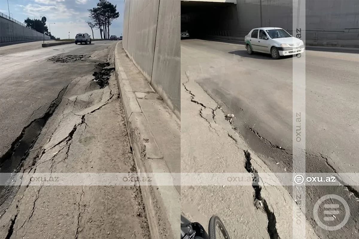 Sabunçu tunelindəki təhlükəli vəziyyət ARADAN QALDIRILDI