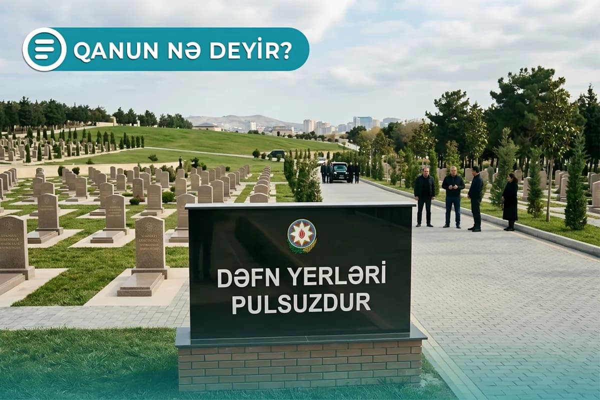 Qəbir yerlərini pulsuz əldə edə bilərsiniz - Qanun nə deyir? - VİDEO