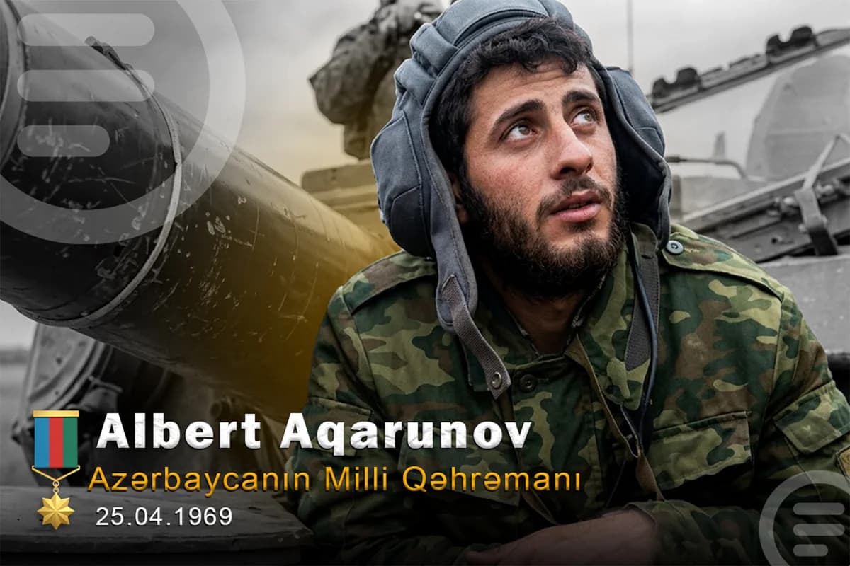 Milli Qəhrəman Albert Aqarunovun doğum günüdür