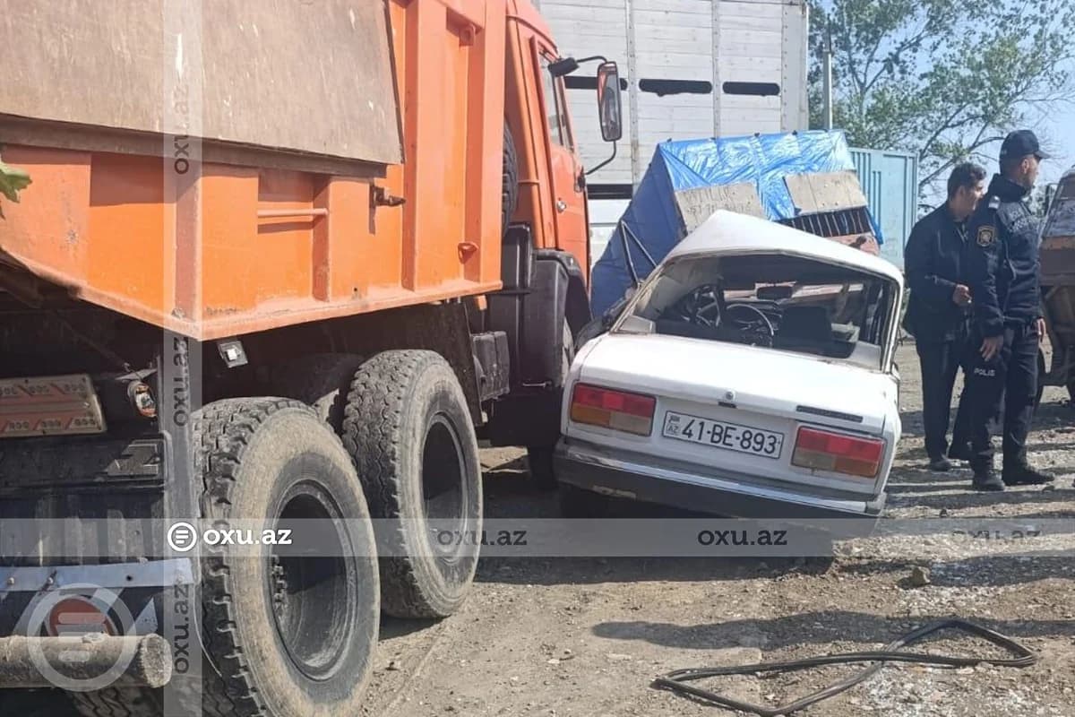 Ağcabədidə DƏHŞƏTLİ QƏZA: Ata və övladları xəsarətlər aldılar, ÖLƏN VAR - FOTO