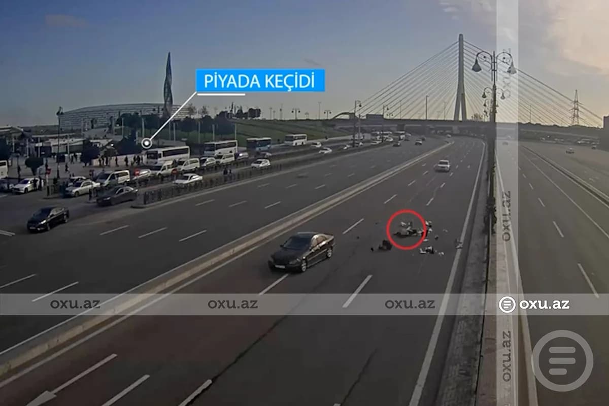 Həyatlarını heçə sayan piyadaların görüntüləri - VİDEO