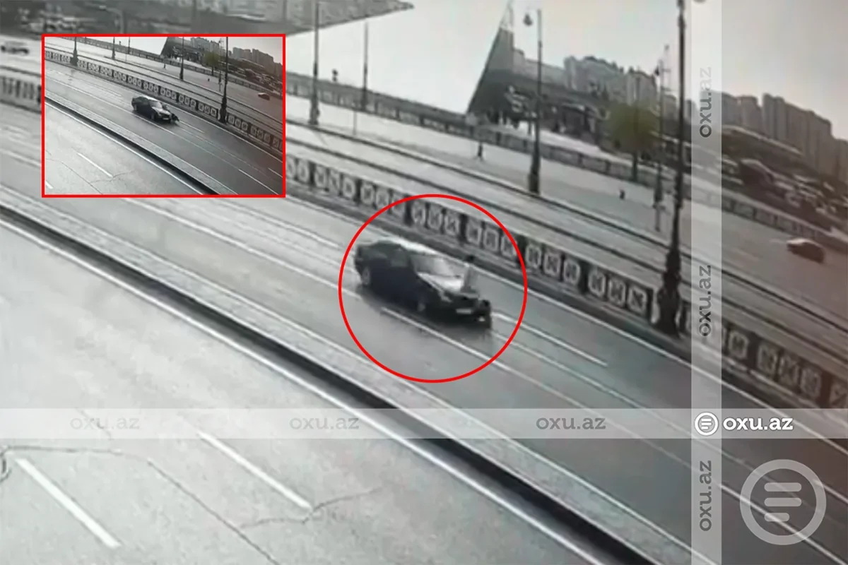 Bakıda yolu keçən qadını vuran şəxs futbolçu imiş - VİDEO - FOTO