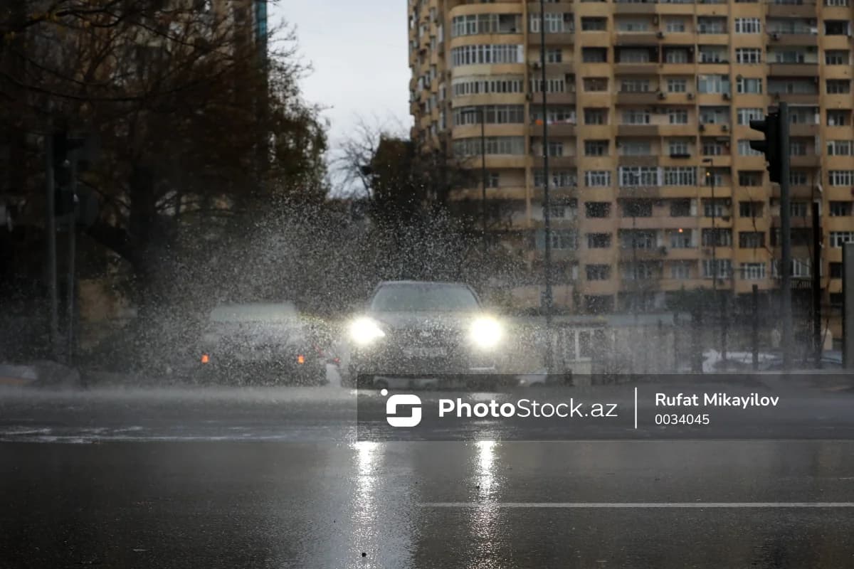 Yol polisindən hava şəraiti ilə bağlı hərəkət iştirakçılarına MÜRACİƏT