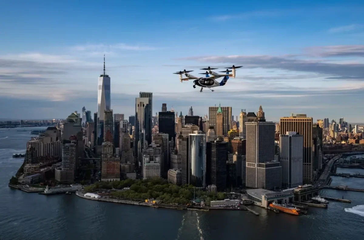 Nyu-Yorkda "uçan taksi"lərin sınaqları başladı