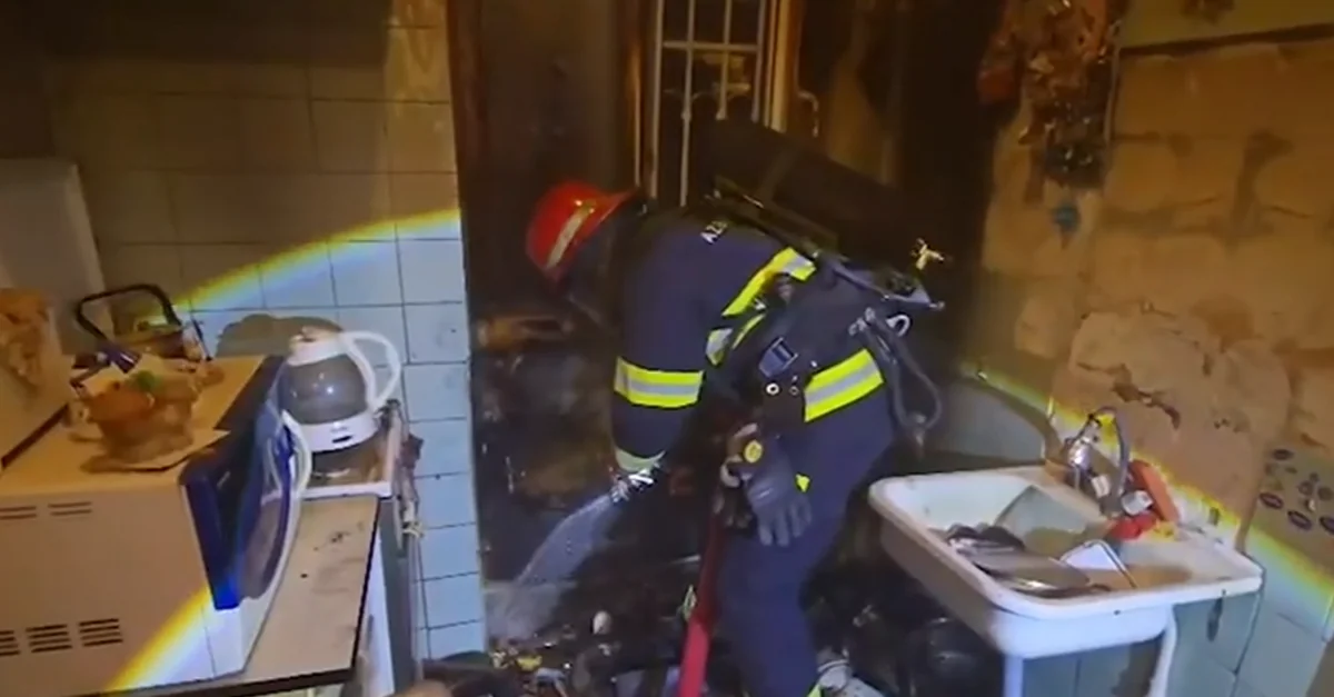 Bakıda evdə yanğın olub, 87 yaşlı qadın həyatını itirib - VİDEO