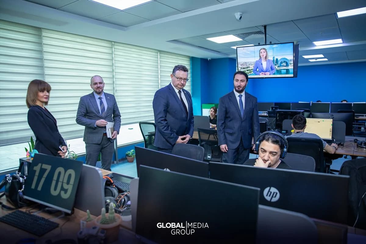 Belarusun Azərbaycandakı səfiri Baku TV-nin qonağı olub