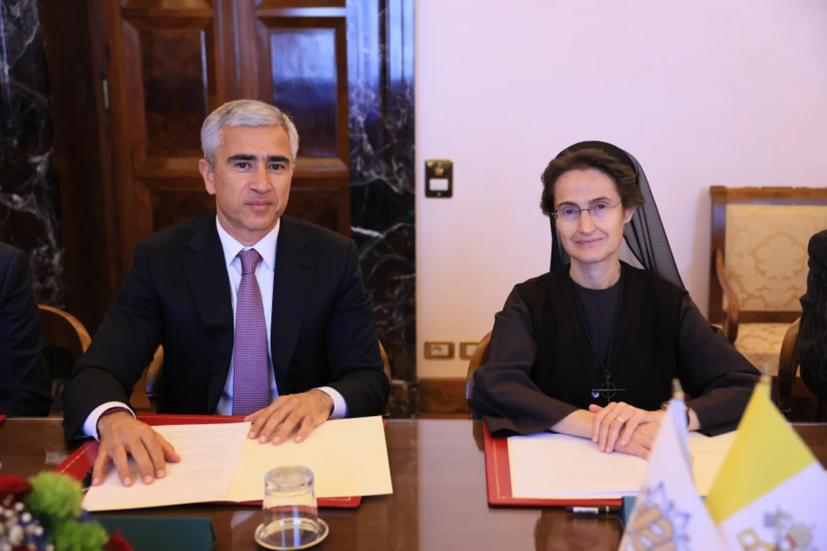 Vatikanda Heydər Əliyev Fondunun dəstəyi ilə tarixi heykəllər restavrasiya olunacaq - FOTO