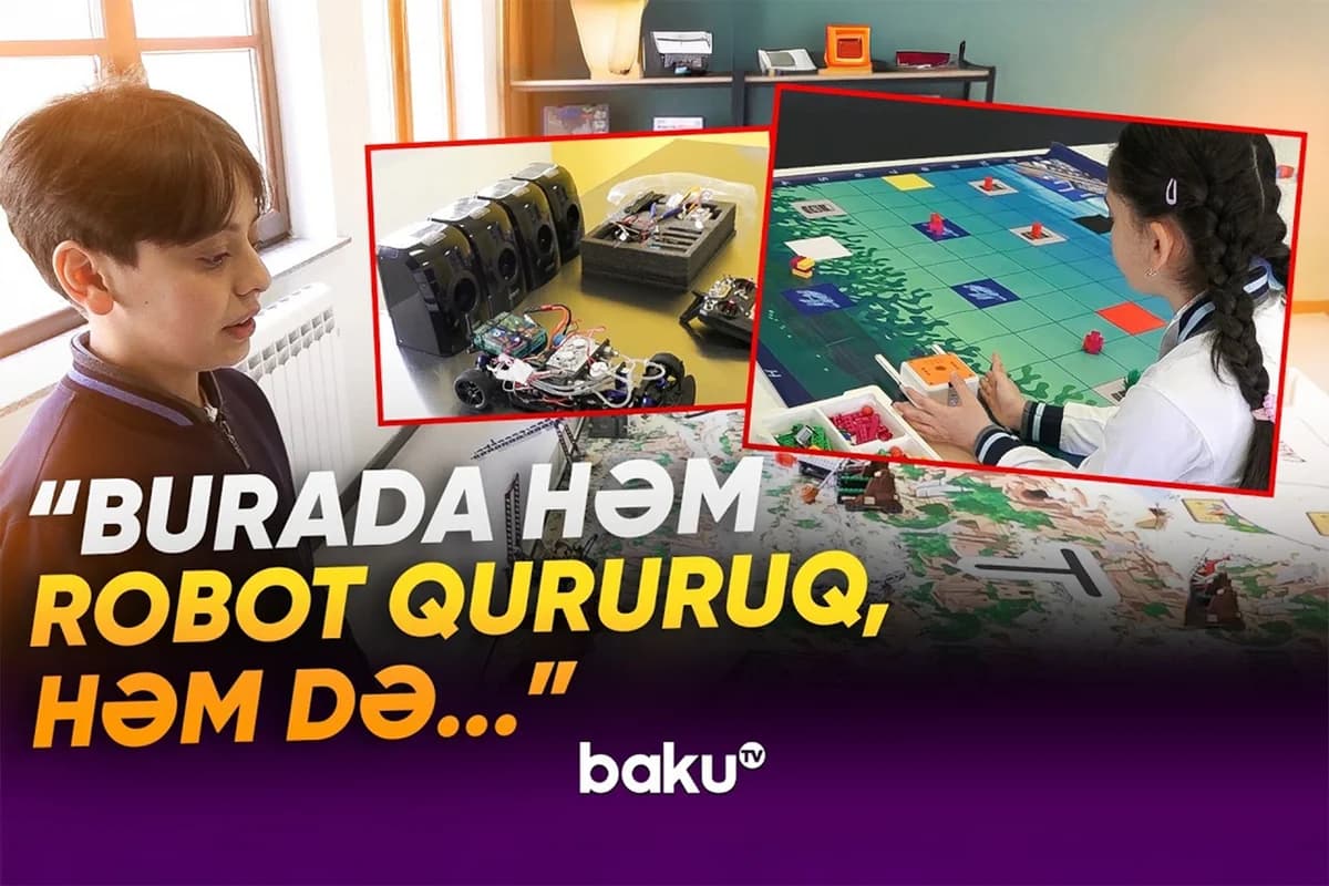 Uğurlarından söz etdirən Şuşa şagirdləri: "Mühəndislik bacarıqlarını artırırlar" - VİDEO